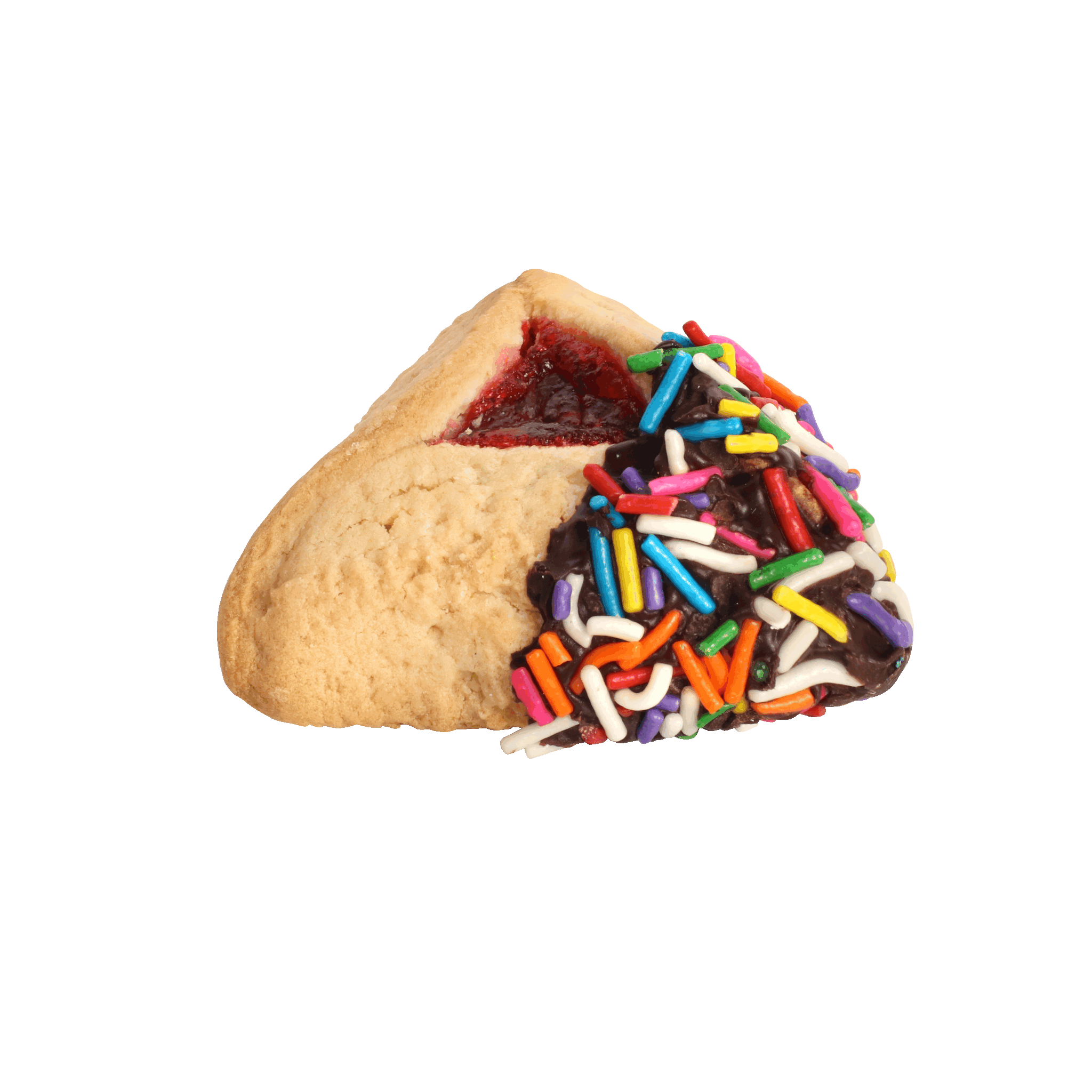 1pk sprinkle dipped hamantaschen – Reisman's Bakery 1pk sprinkle dipped hamantaschen – Reisman's Bakery