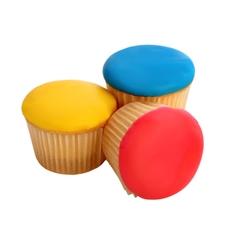 Multicolor Mini Cupcake1