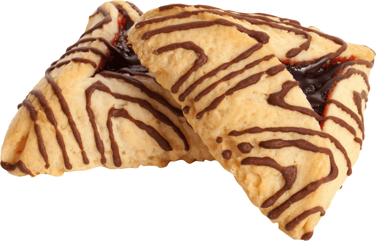 1pk chocolate drizzled hamantaschen