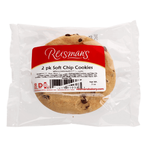 2pk fudge filled soft chip cookie