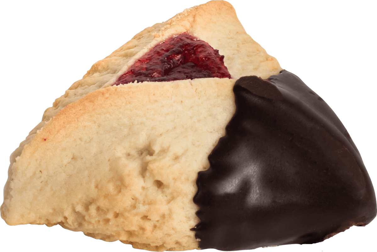 1pk chocolate dipped hamantaschen