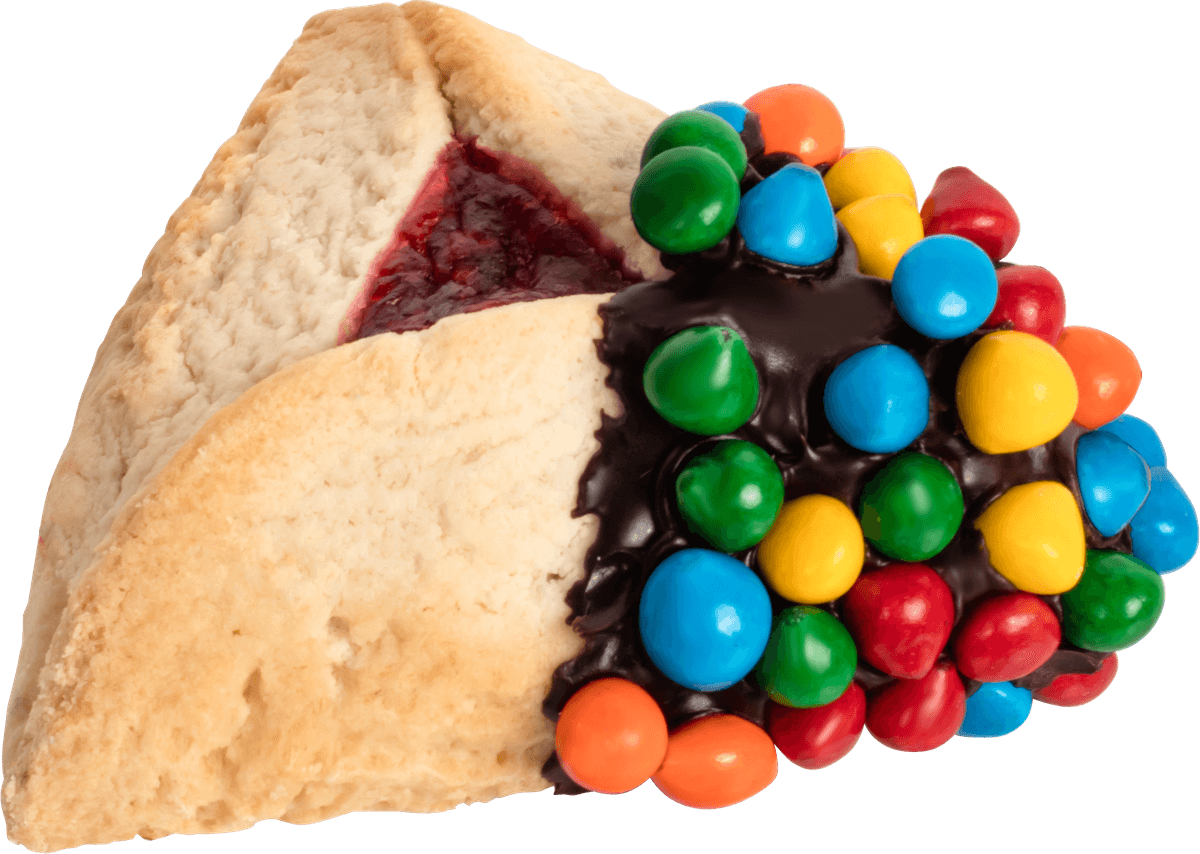 1pk candy dipped hamantaschen