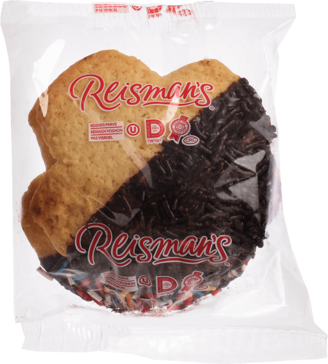 2pk chocolate dipped chanukah cookies