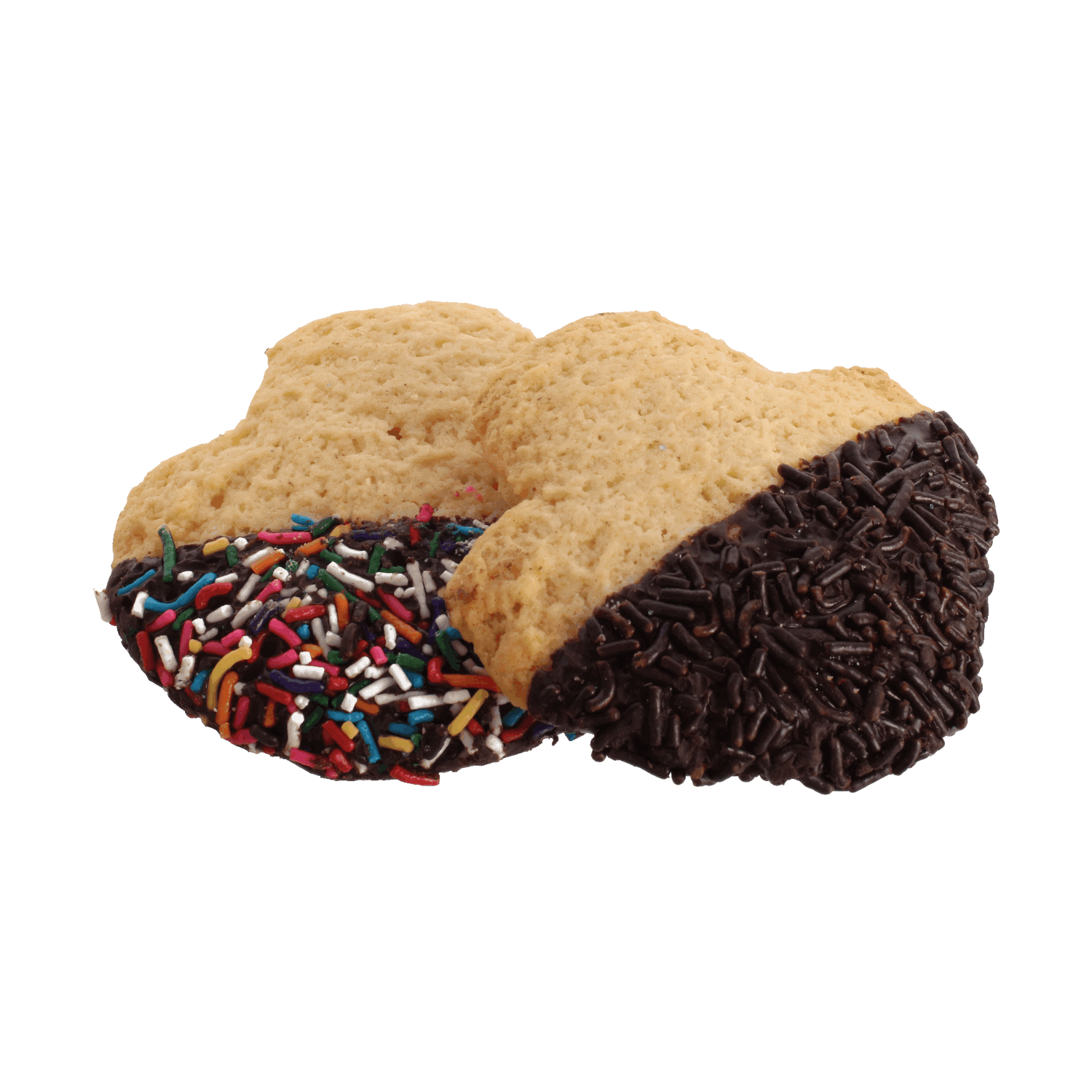 chocolate dipped chanukah cookies