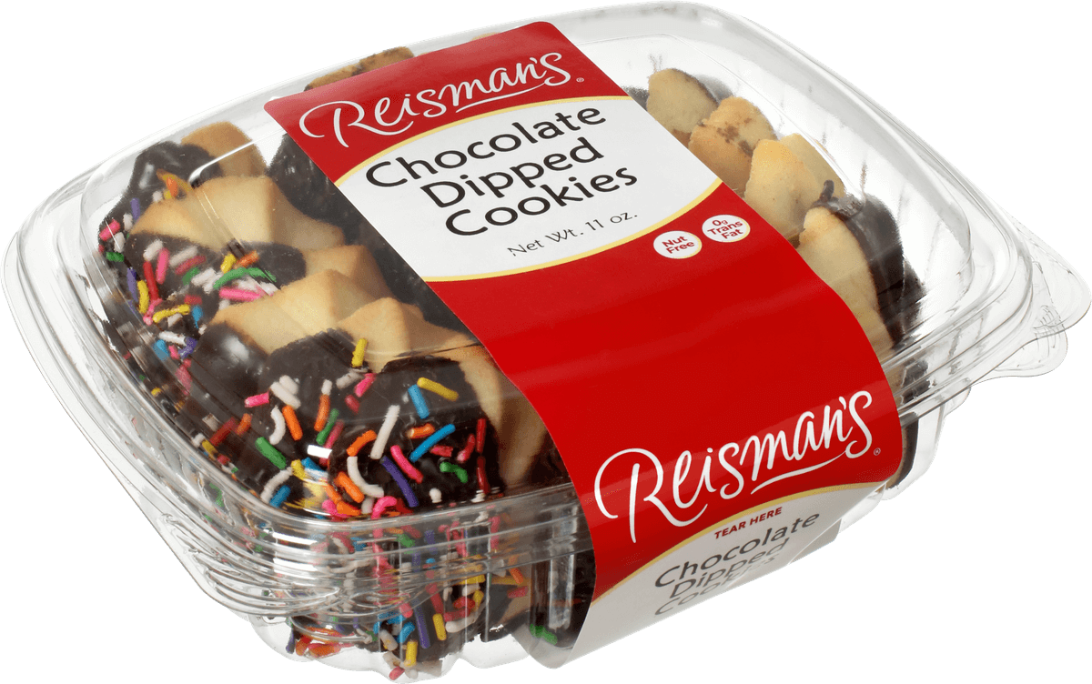 chocolate dipped cookies