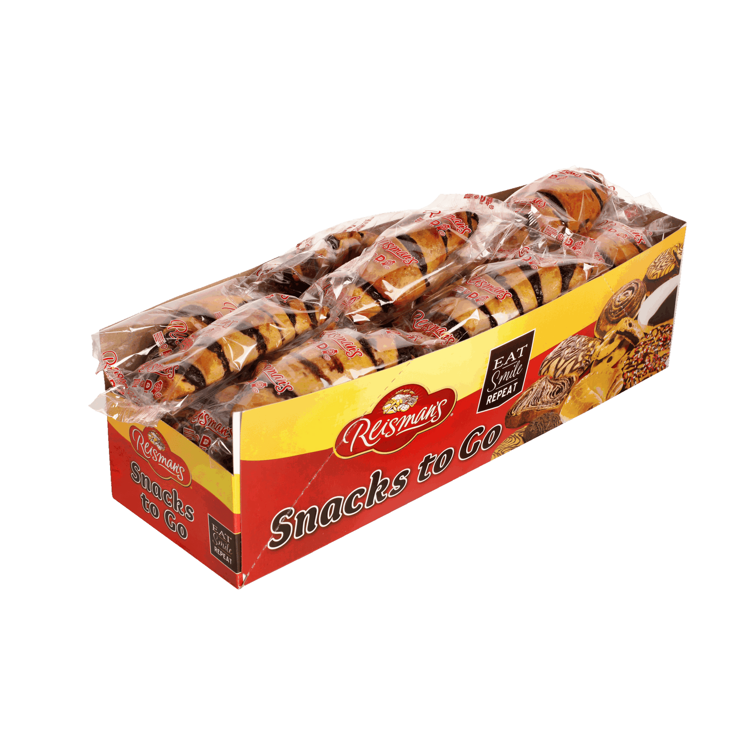 half size chocolate croissant