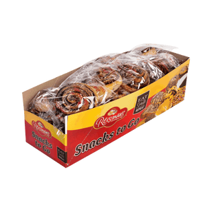half size chocolate danish