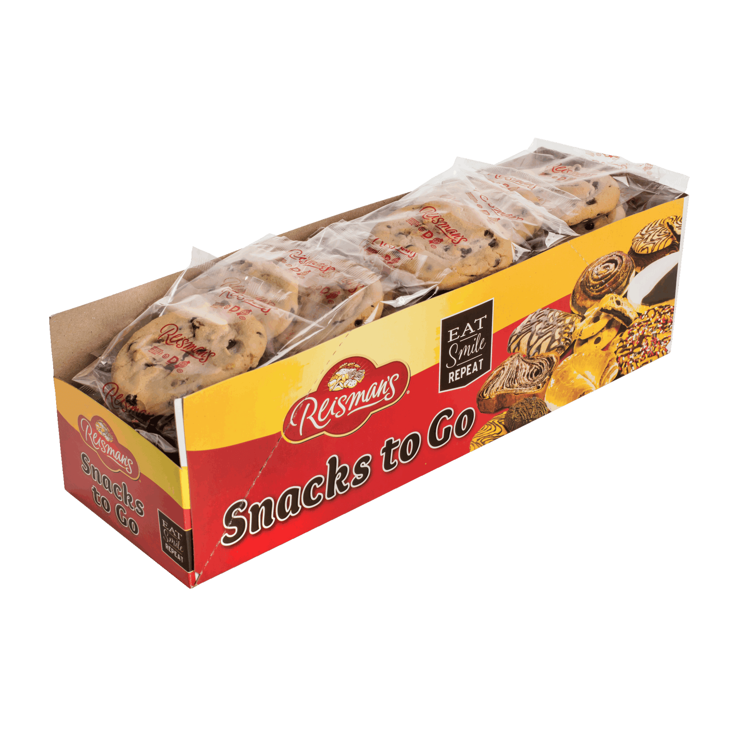 half size fudge filled chocolate chip cookies
