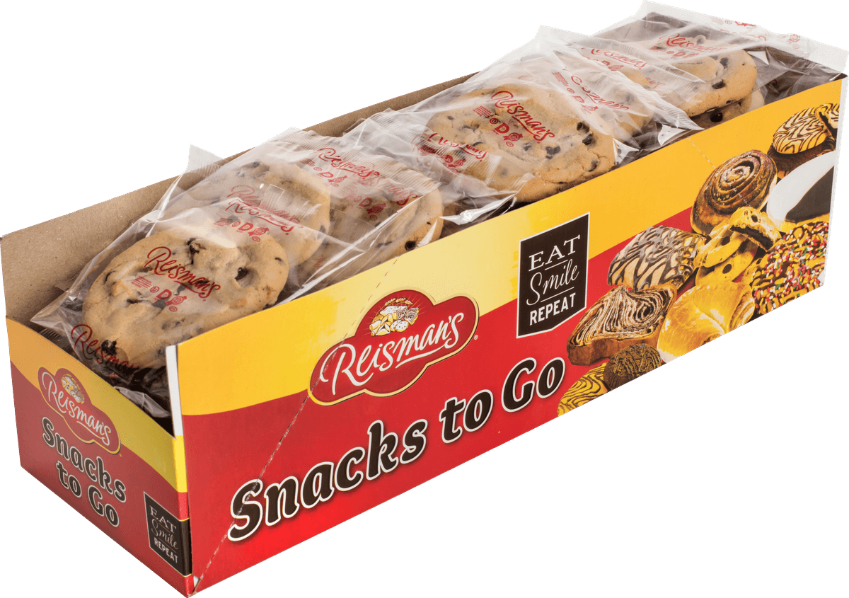 half size fudge filled chocolate chip cookies