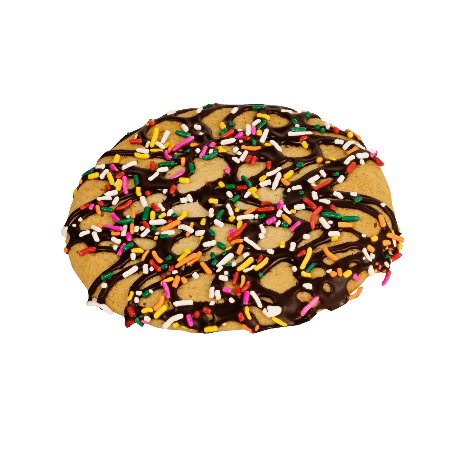 jumbo colored sprinkle cookies