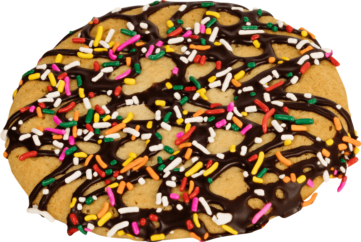 jumbo colored sprinkle cookies