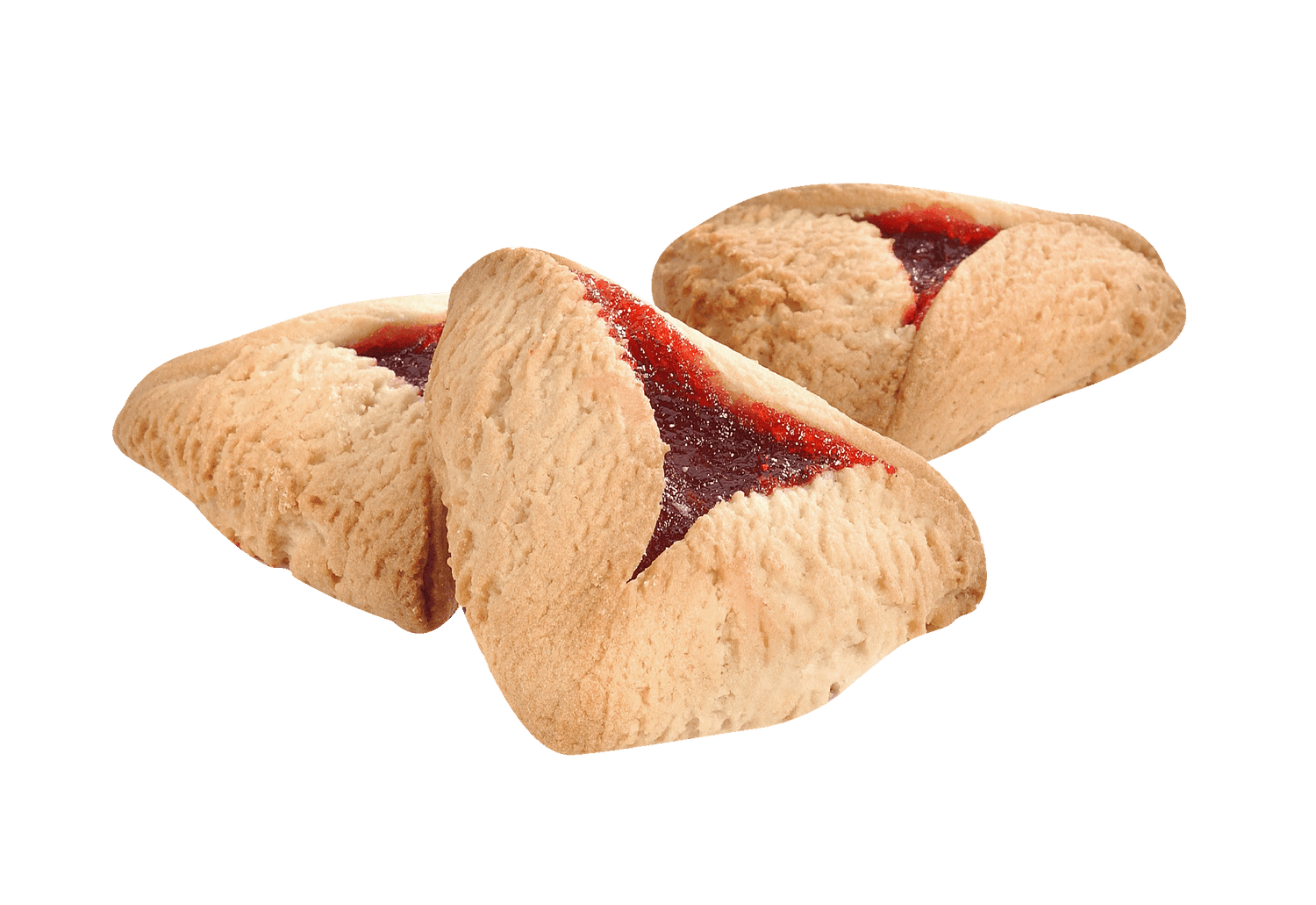 bulk raspberry and apricot mixed hamantaschen 7 lbs
