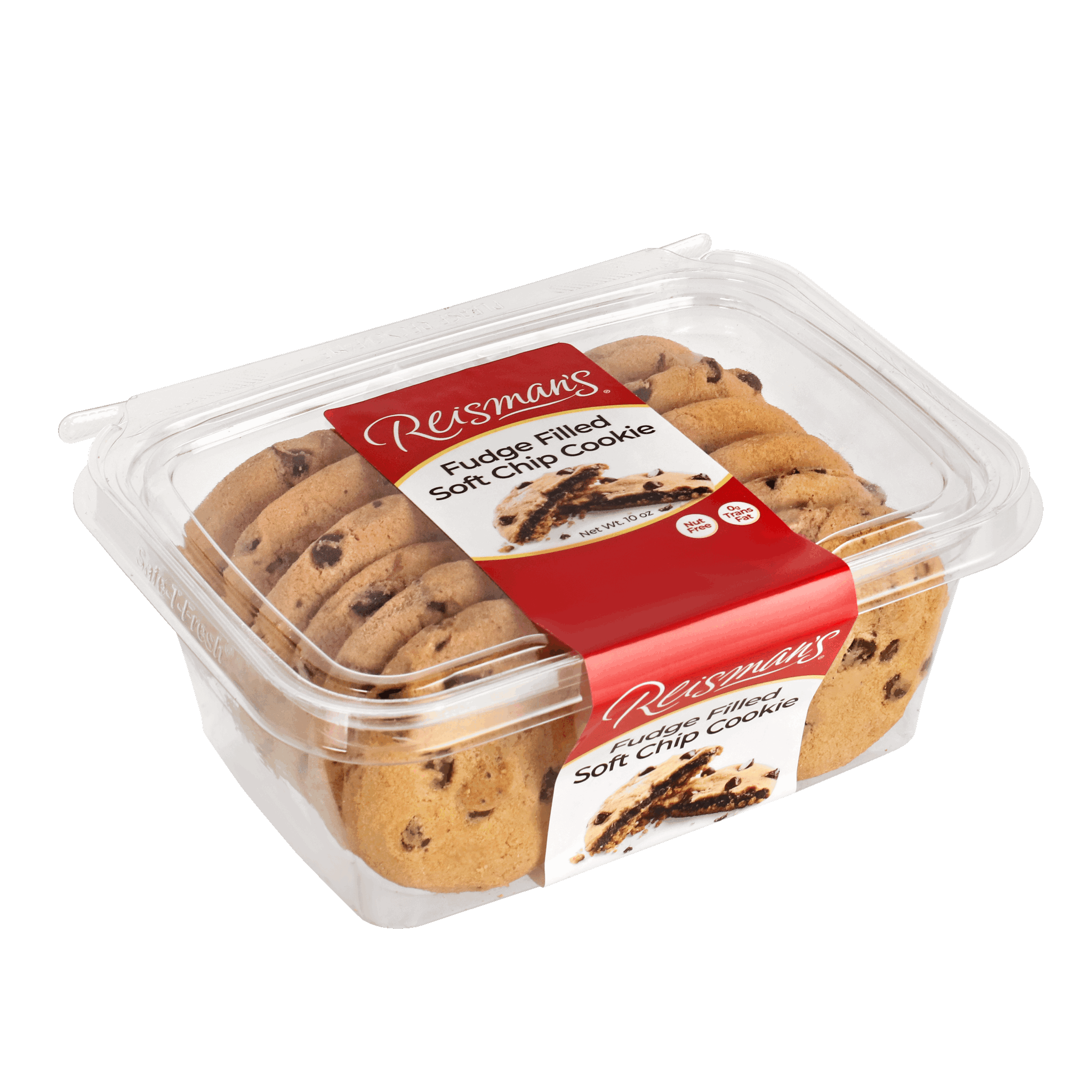 fudge filled soft chip cookies
