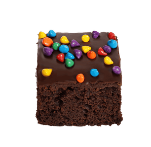 half size candy blast brownie