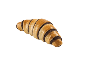 half size chocolate croissant